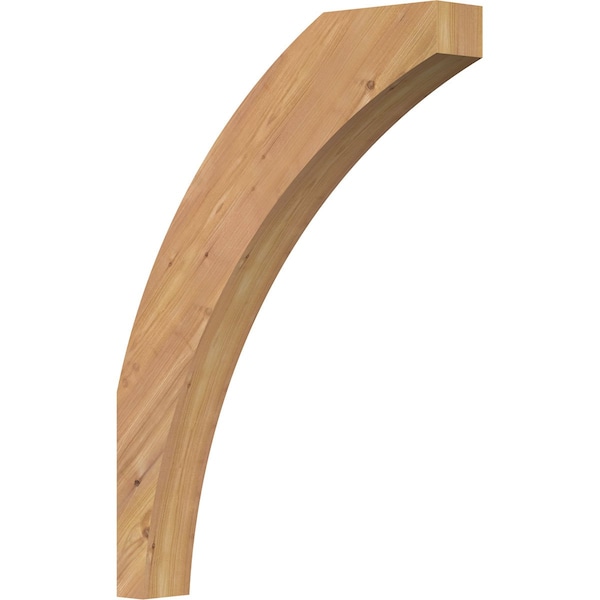 Ekena Millwork 3 1/2"W x 22"D x 30"H Thorton Smooth Knee Brace, Western Red Cedar BRC04X22X30THR00SWR - main